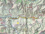map Sespe river via Piedra Blanca