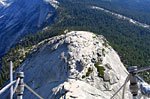 Ready to descend, a step in to thin air. Hadn't seen anybody go down so I'd have to invent my technique - facing forward or backtracking?