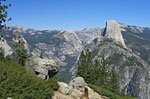 After I caught several rides and got back to my car at Mono Meadows, I took a spin out to Glacier Point for a last glimpse of Half Dome.