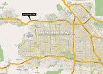 Highway map to Rocky Peak