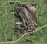 Trail map, Vasquez Rocks