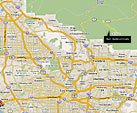 Highway map to San Gabriel Peak