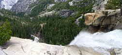 Watching, listening, feeling the rapture of tons of water leaping into space - mesmerizing.