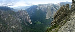 I thought this rock formation near Taft Point looked like a giant bird