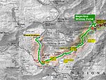 Trail map of Mt. Whitney