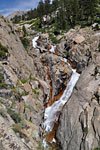 Bubbs Creek carves a deep gorge near Junction Meadow