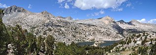The Sixty Lakes Basin, looking northwest