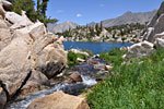 Creeks channel the water from one lake to another