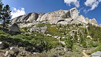 Every few minutes another unique mountain formation comes into view