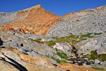 Red Peak's distinctive color can be spotted from all over Yosemite