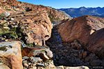 The trail up the north side of Red Peak