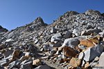 The final leg on the north side of Red Peak Pass