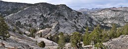 The fifth morning and back into Yosemite's imposing granite landscape along the high eastern trail