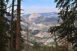 Halfdome from the east and Merced Lake