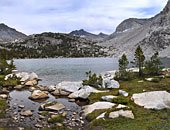 A steep one mile climb up a spur trail presents Bernice Lake