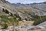 Gallison Lake across the valley from Vogelsang Pass