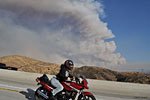The Station fire from Hwy. 14