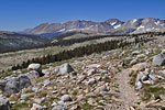 South from the approach to Forester Pass