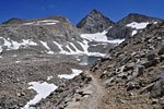 The north side of Forester Pass looking south