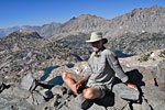 Taking it all in atop Glen Pass