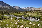 One of many fast, deep creeks to wade across