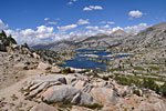 Remote Marie Lake, looking north from Selden Pass
