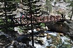 Steel bridge over Fish Creek