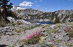First look at Garnet Lake in Ansel Adams Wilderness