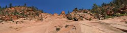 Slickrock plateau above Russell Gulch