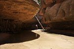 Although there were 60 others permitted in this canyon today, we had this magical place completely to ourselves until the end of the day.