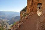 One of two tunnels on the Bright Angel trail.
