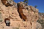 This 1st tunnel means you are very close to the trailhead on top of the Rim.