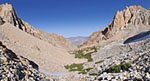 View east back to the White Mountains across the Owens Valley.
