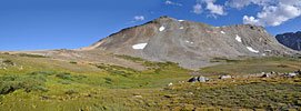 West of exposed Taboose Pass, the greenery of Kings Canyon is an immediate and welcome change.