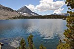 I trekked all around the eastern shores of the lake to find the perfect vantage point campsite.