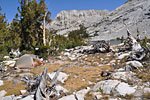 It was a struggle to find a flat spot on the rocky peninsulas.