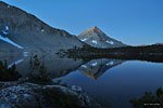 Pre-dawn stillness on Bench Lake.