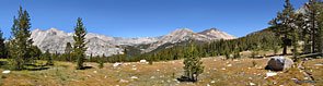 Another look north at this big meadow panorama of the Mather Pass ridgeline.
