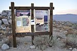 There's no parking lot at the trailhead- the road just ends, with almost no turnaround space. NFS Trailhead sign shows you're indeed here.