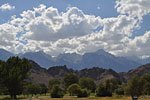 The Eastern Sierra and Mt. Whitney (background, far right) from the permit station