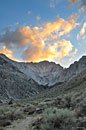 Starting up Taboose Pass at sunset to beat the heat.