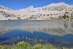 At the top of the plateau is a beautiful unnamed lake. I took some nice shots of this lake on the way down (below)