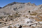 The second lake on the south side of the pass is on a high ledge and can't be seen unless you're near the top