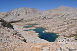 Lakes and rivers in the Sierra seem to compete with the sky for dramatic effect