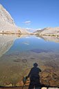 Clear shallow water of an upper Lake Basin lake