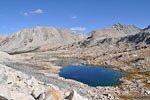 A look back into Lake Basin from the north side of Cartridge Pass