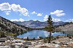 Unnamed lake south of Cartridge Pass, Kings Canyon National Park, California