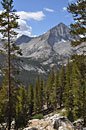 Arrow Peak from the steep trail down to the river
