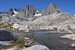 Another Nydiver Lake, Mt. Ritter & Banner Peak