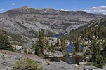 A small lake NE of Ediza and Shadow Lake in the distance 